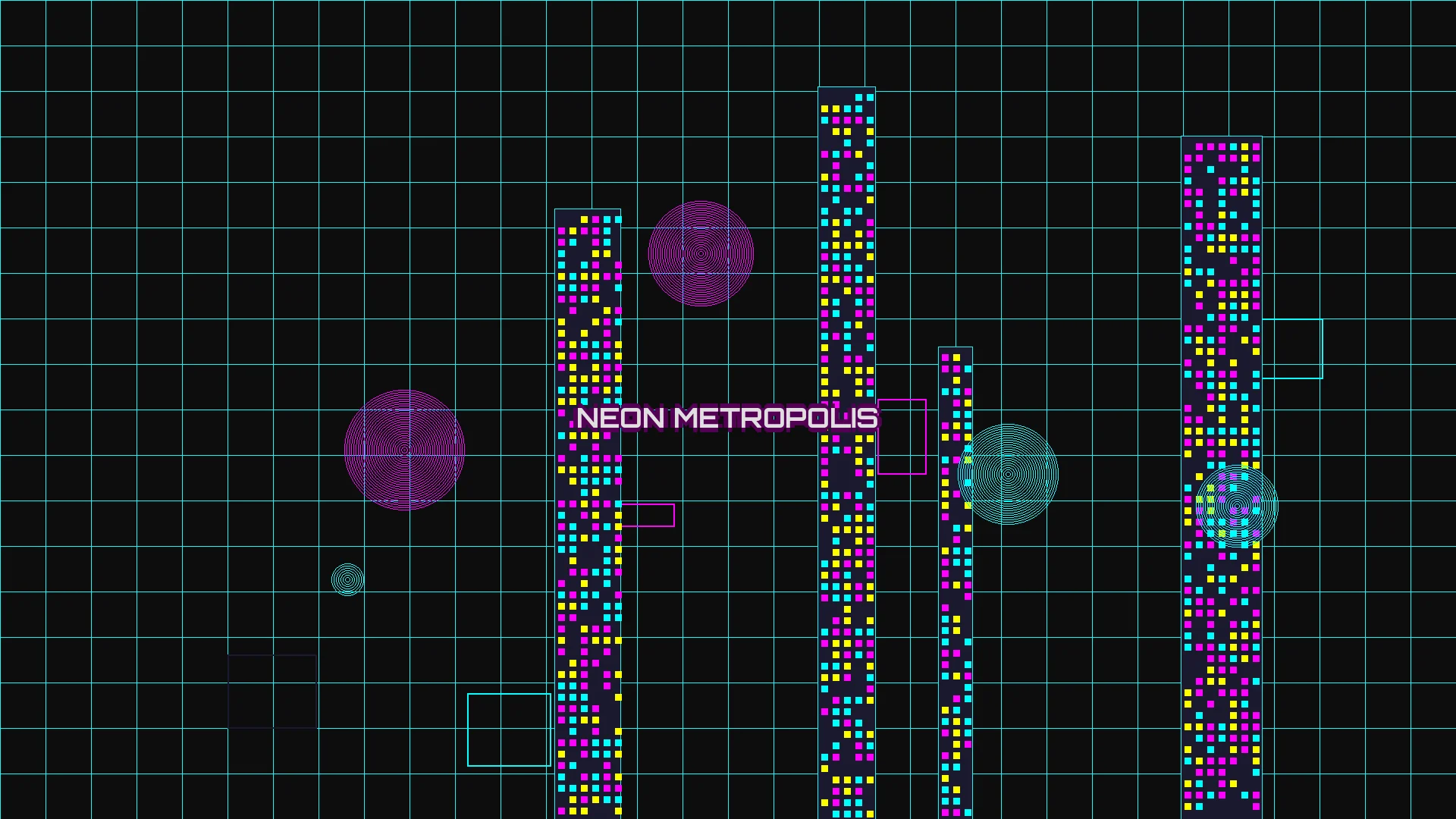 电子试玩霓虹都市赛博朋克夜景